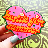 Image 3 of Hostile Girl Summer Sticker