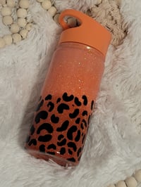 Image 2 of 14oz Coral Leopard Water Bottle