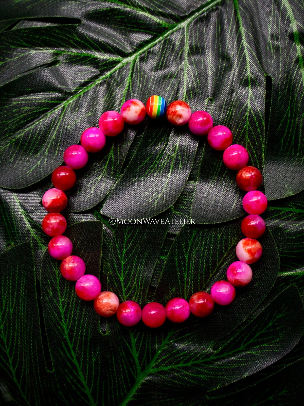 Love Is Love Black Leather LGBTQ+IA++ Pride Bracelet Featuring An Enamelled  Rainbow Design