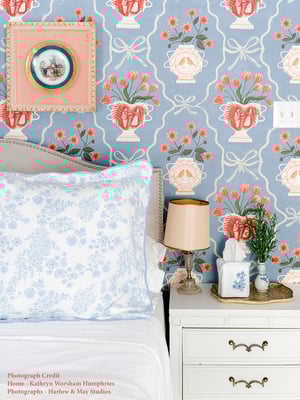 Image of Pre-order Romantic Vase Wallpaper