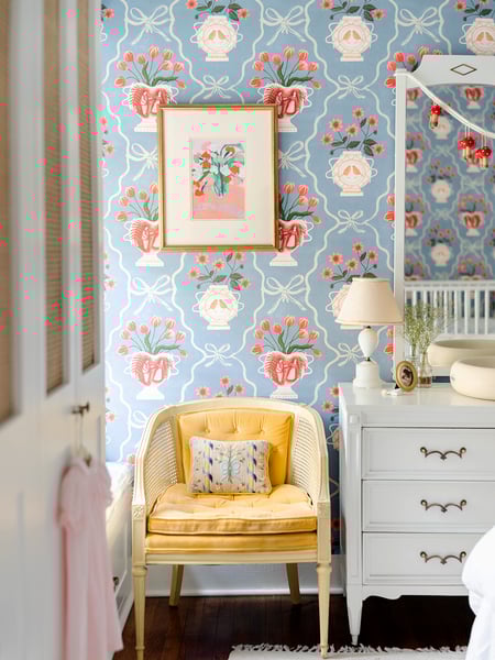 Image of Pre-order Romantic Vase Wallpaper 