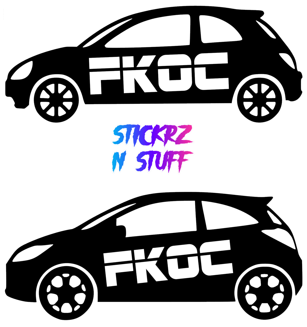 FKOC Ka Silhouette Stickers