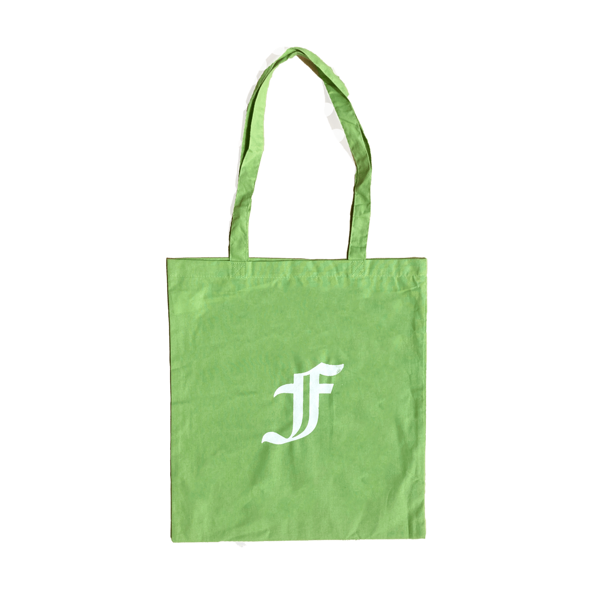 Image of 'F' Green Tote