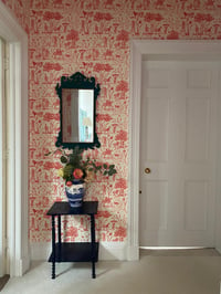Image 2 of Pre-order Pink Toile Wallpaper