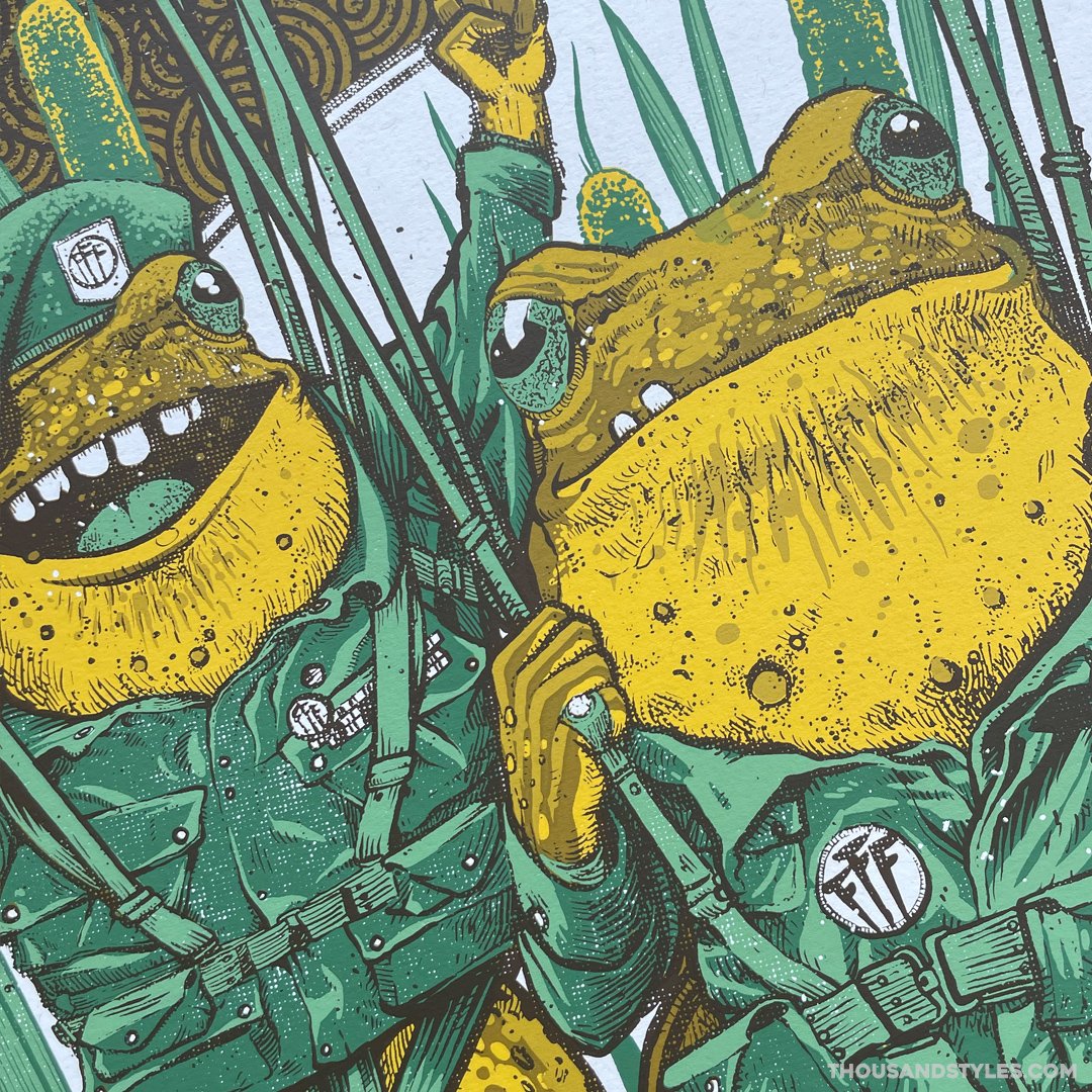 Les Claypool's Frog Brigade Official Gig Poster - Artist Edition