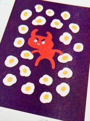 Eggy Demon Print