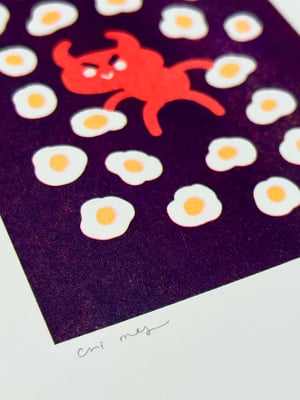 Eggy Demon Print