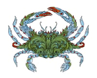 Swirly Crab - Large Format