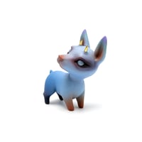 Image 5 of Mini Chikkoi Warrior (blue/gold horns)