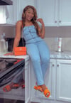 Just for Love Denim Jumpsuit 