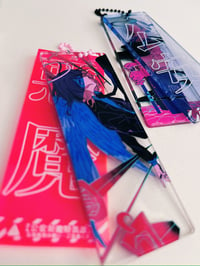 Image 5 of chainsaw man fluorescent tag charm