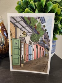 Image 3 of 5" x 7" Giclee Art Print - "Pirates Alley - New Orleans, LA"