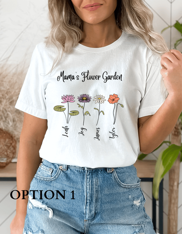 Image of Customizable t-shirt, mom/grandma/aunt/sister gift