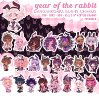 Image 1 of [CLEARANCE] Danganronpa Year of the Bunny Charms 