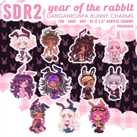 Image 2 of [CLEARANCE] Danganronpa Year of the Bunny Charms 