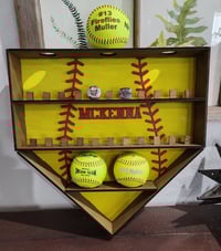 Image 2 of Home Plate Softball or Baseball Ring Display