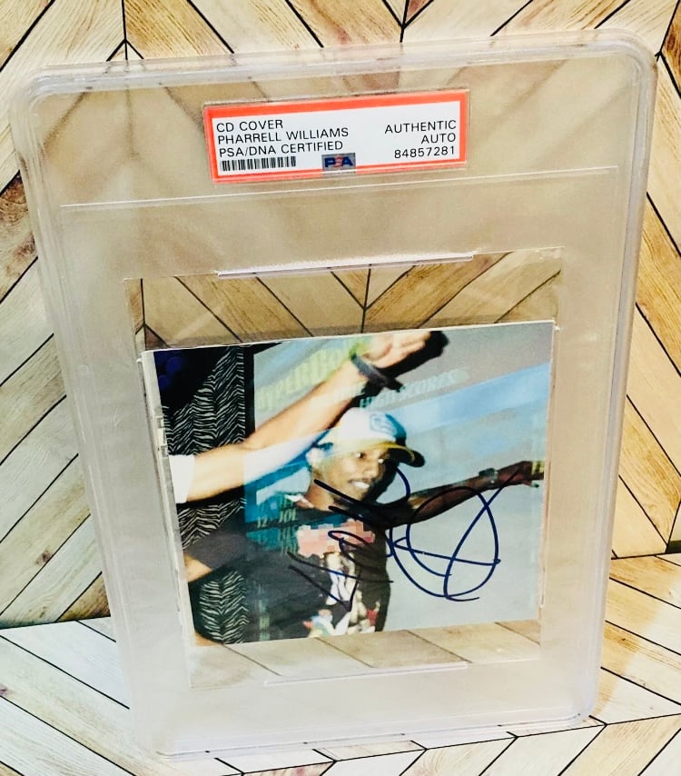 Pharrell Williams Autographed N.E.R.D. CD Booklet - PSA/DNA Slabbed - Neptunes