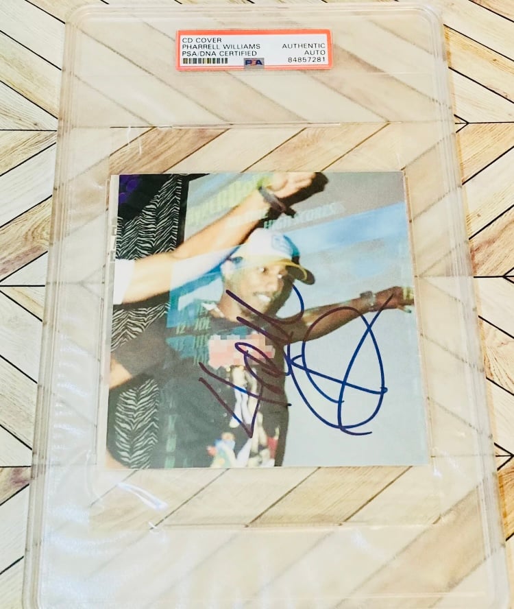 Pharrell Williams Autographed N.E.R.D. CD Booklet - PSA/DNA Slabbed - Neptunes