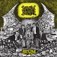 NAPALM DEATH - Scum LP (clear vinyl)