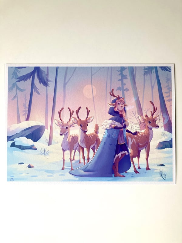 Image of Dear Deer Winter Walk