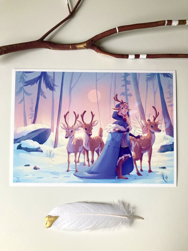 Image of Dear Deer Winter Walk