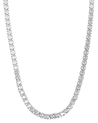 CUBIC ZIRCONIA TENNIS NECKLACE 
