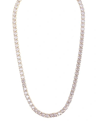 CUBIC ZIRCONIA TENNIS NECKLACE 