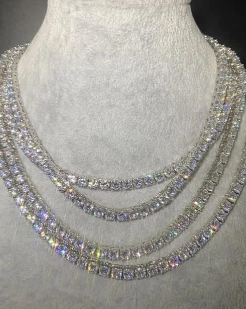 CUBIC ZIRCONIA TENNIS NECKLACE 
