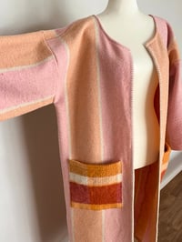 Image 5 of Blanket Coat Pastel Stripe