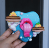 "Bath House" Key-Holder