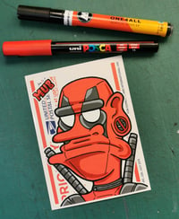 Image 2 of Deadpool Underbite sticker