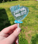 Razer Blade Heart Lollipop Keychain
