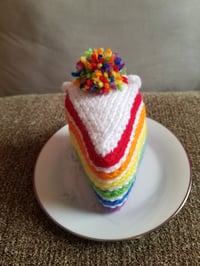 Image 4 of Rainbow Cake Slice