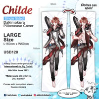 Image 1 of International: 160 cm Childe Daki PILLOWCASE (READY STOCK)