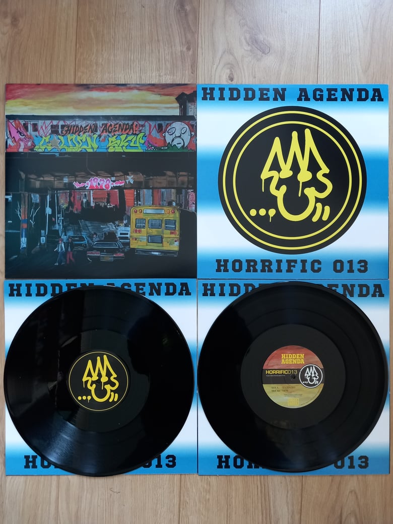 Image of HIDDEN AGENDA 12" cover by James Jessop