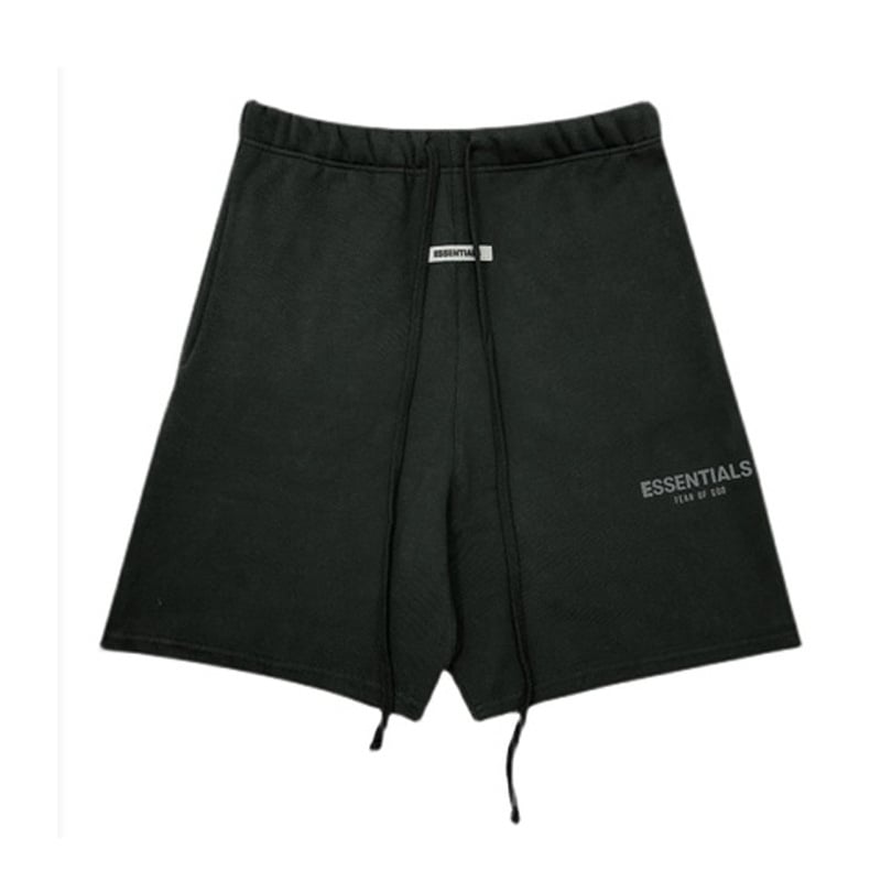 Fear of God Essentials Sweatshorts Black Stretch Limo (FW19)