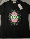 Black, Pink & Green Guc Shirt