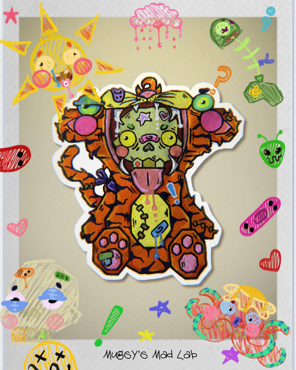 prince of the jungle sticker