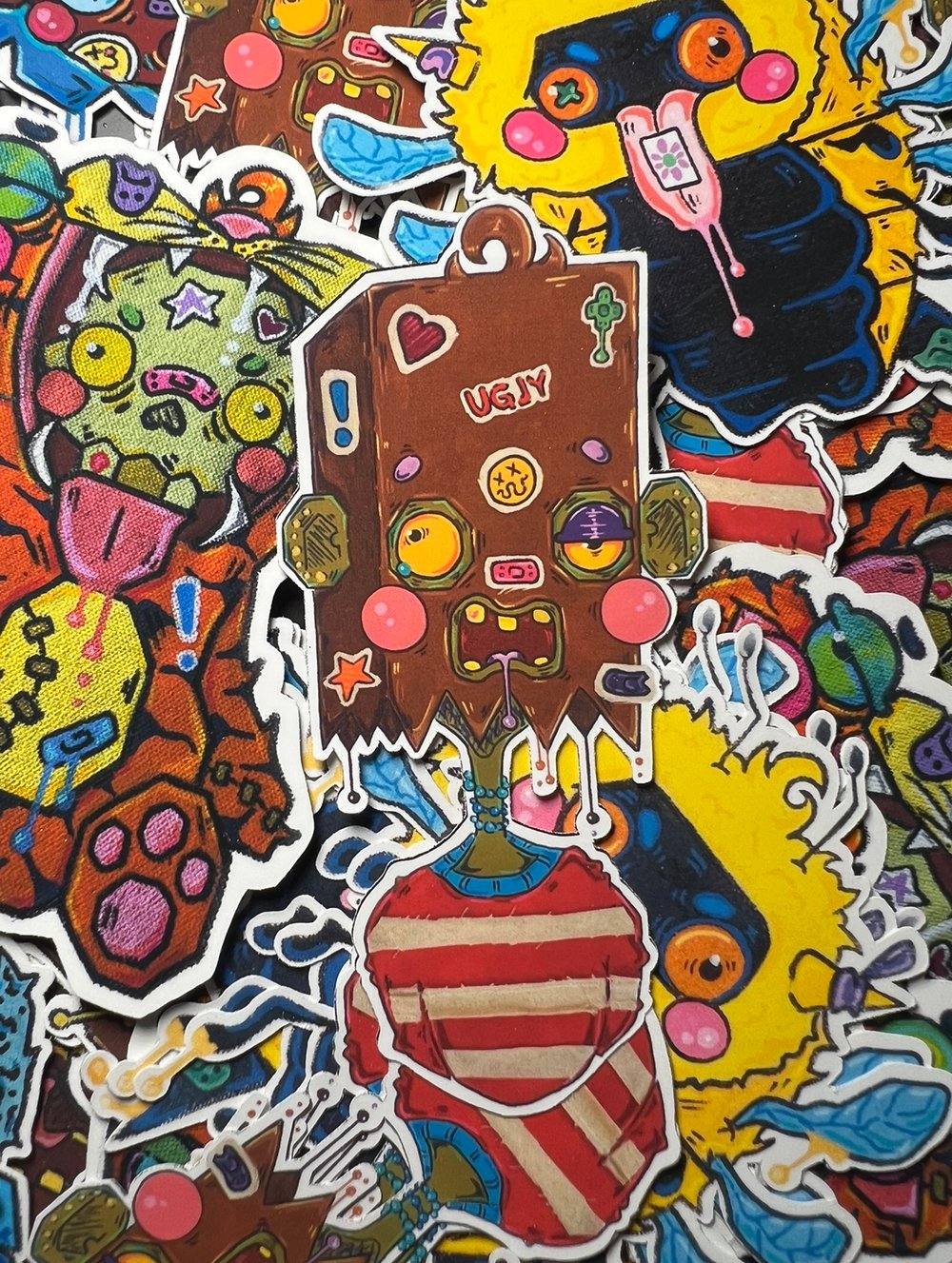 ugly and not proud sticker