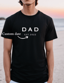 Image 3 of Customizable dad shirt, Gift for dad, Dad established shirt