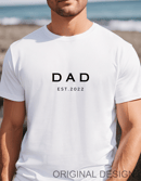 Image 1 of Customizable dad shirt, Gift for dad, Dad established shirt