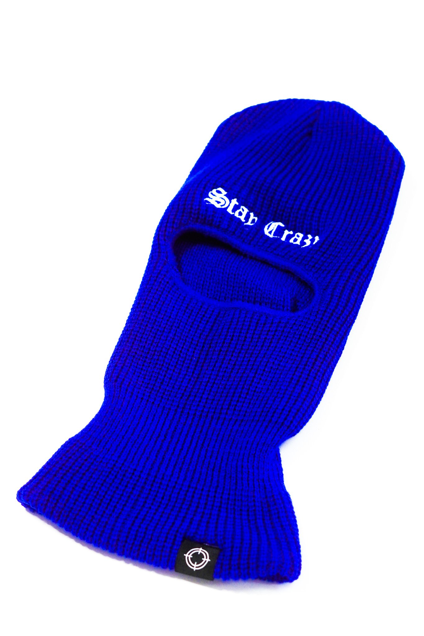 Image of STAY CRAZY SKI MASK ROYAL BLUE