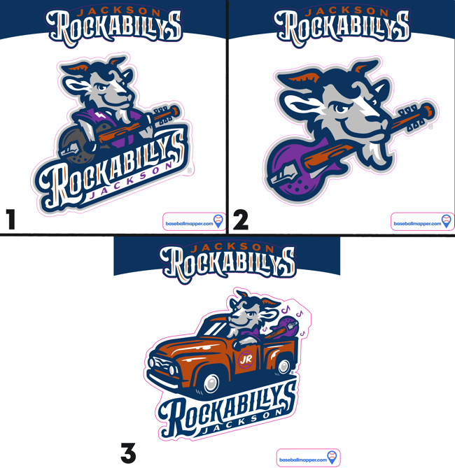 Jackson Rockabillys Team Stickers