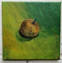 Image 1 of SEAN WORRALL - An Apple From The Tree By Shrewsbury Jail - Acrylic on canvas, 20x20cm