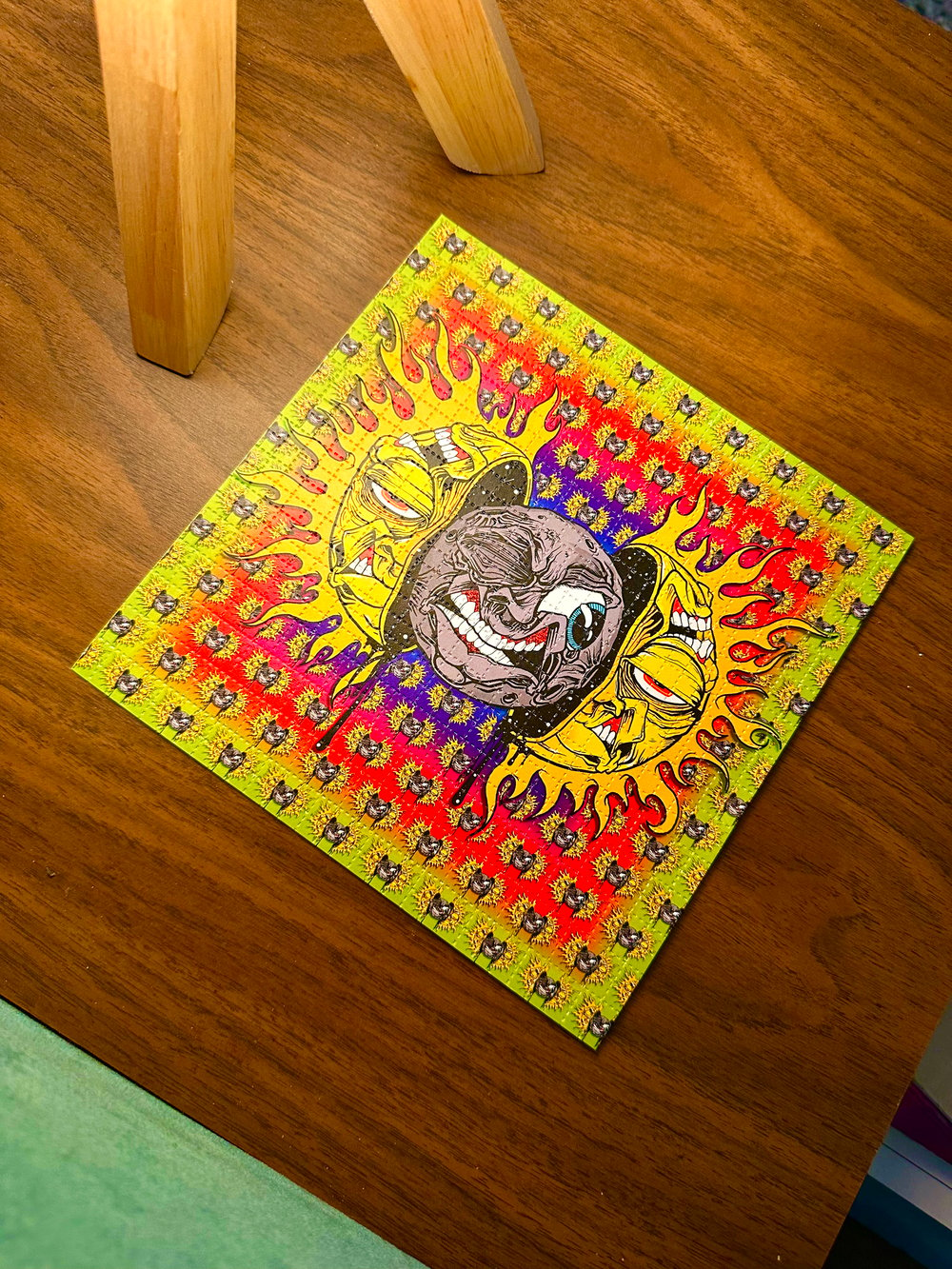 ✵ Aaron Brooks Limited Edition Signed 37/100 “Eclipse” Blotter Art Print ✵