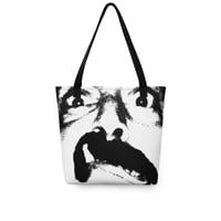 Image 1 of N8NOFACE "Cara" Graphic Photo Print Tote bag