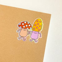 Image 2 of Mushroom Friends Sticker