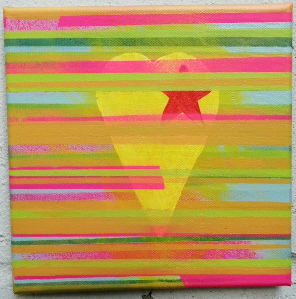 Image of SEAN WORRALL - Another Leaf  - Acrylic on canvas,20x20vm