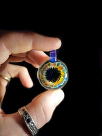 Image 2 of Psychedelic flower pendant with lucid bale.