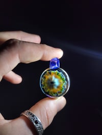 Image 4 of Psychedelic flower pendant with lucid bale.